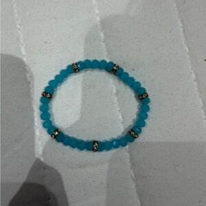 Elegant Blue Beaded Bracelet